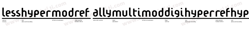 Mint Condition DEMO字体转换